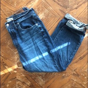 Madewell high-rise boyfriend jeans